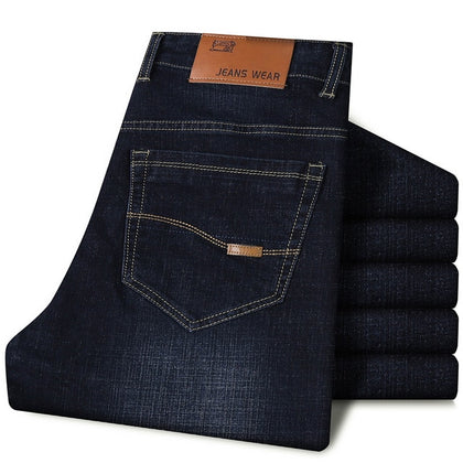 Men's Classic Style Straight Stretch Denim Jeans Phreshmen