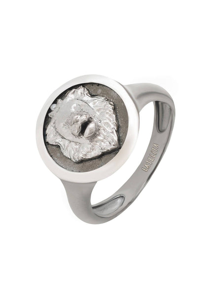 Aslan Lion Oxidised Ring Silver Phreshmen