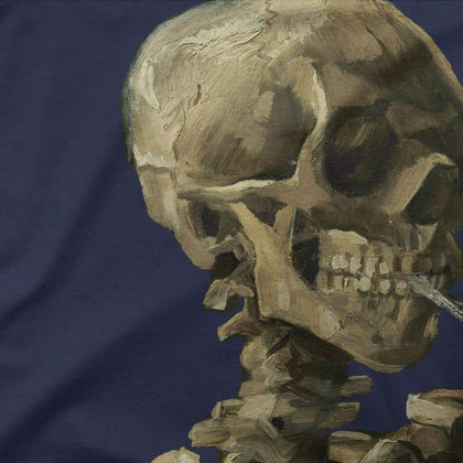 Van Gogh Skull of a Skeleton With Burning Cigarette 1886 Long Sleeve Shirt Phreshmen