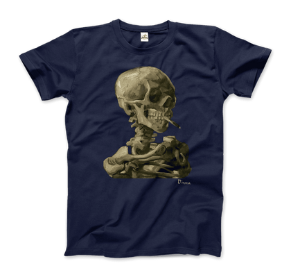 Van Gogh Skull of a Skeleton With Burning Cigarette 1886 T-Shirt Phreshmen