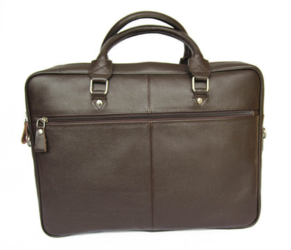 BOSS -Leather Brown  Briefcase MJ -Bag -Satchel -Moroccan Handmad Phreshmen