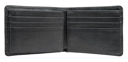 Angle Stitch RFID Blocking Multi-Compartment Leather Wallet Phreshmen