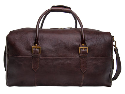 Hidesign Charles Leather Cabin Travel Duffle Weekend Bag Phreshmen
