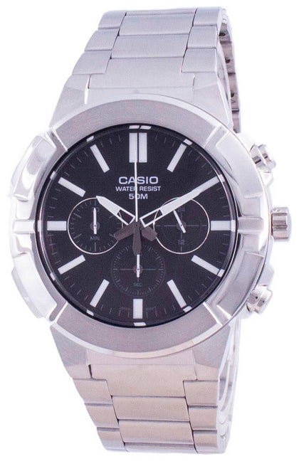 Casio Multi Hands Analog Quartz Chronograph MTP-E500D-1A Men's Watch Phreshmen