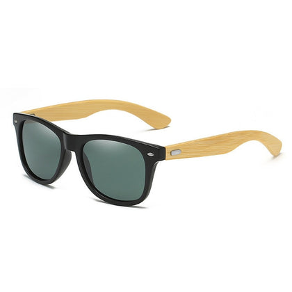 Classic Bamboo Wood Sunglasses Brand Design Men Women Coating Mirror Sun Glasses Fashion Sunglass Retro Glasses UV400 Shades Phreshmen