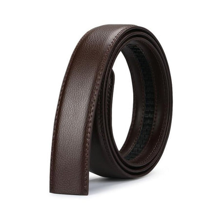 men's automatic buckle belts No Buckle Belt Brand Belt Men High Quality Male Genuine Strap Jeans Belt  free shipping 3.5cm belts Phreshmen