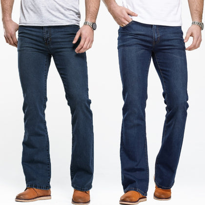 Men's Boot Cut Stretch Denim Jeans Phreshmen
