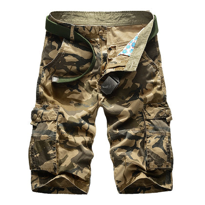 Camouflage Camo Cargo Shorts Men 2021 New Mens Casual Shorts Male Loose Work Shorts Man Military Short Pants Plus Size 29-44 Phreshmen